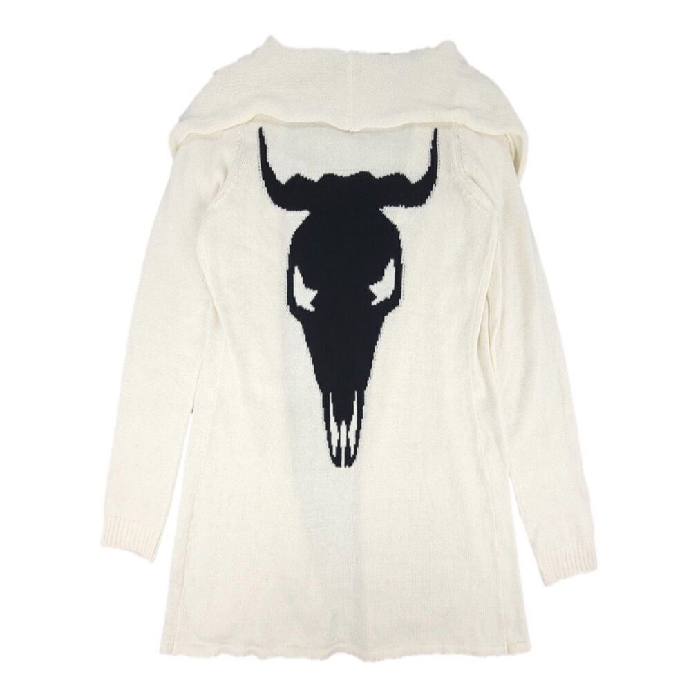 NWT Show Me Your Mumu Buffalo Soldier Long Western Boho Cardigan Sweater Ivory